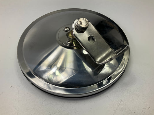 Automann 563.9002 6'' Round Convex Mirror, Stainless Steel, Center Mount