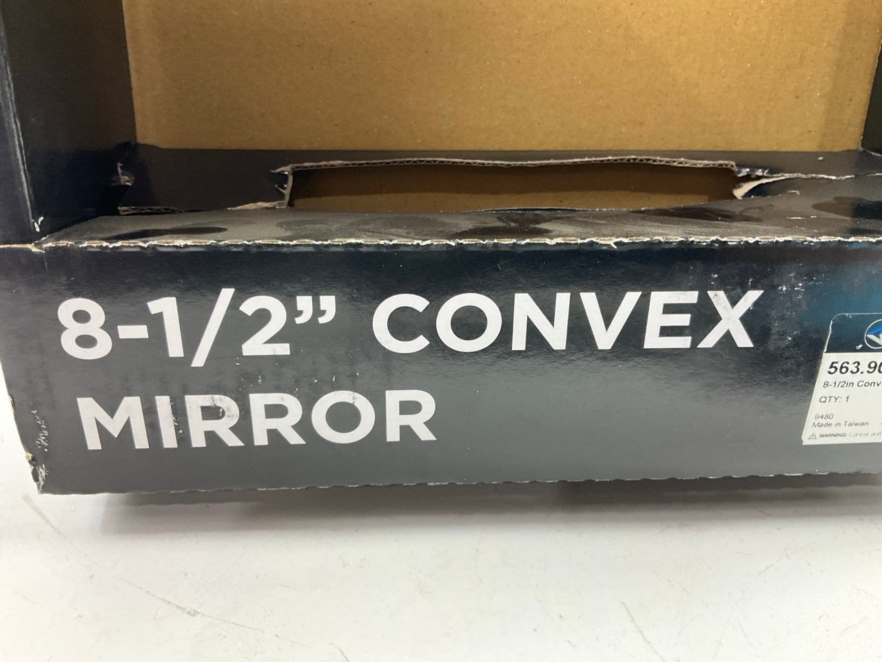 Automann 563.9005 8-1/2'' Convex Stainless Steel Mirror, Off Set Stud