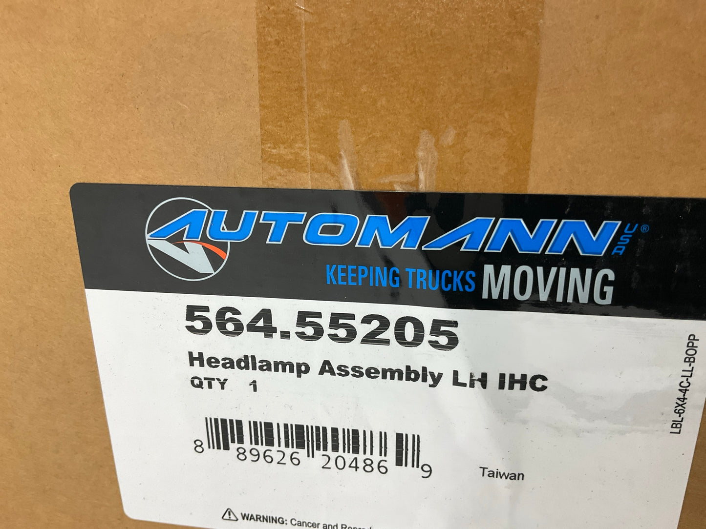 Automann 564.55205 Front Left Drivers Side Headlight Headlamp Assembly