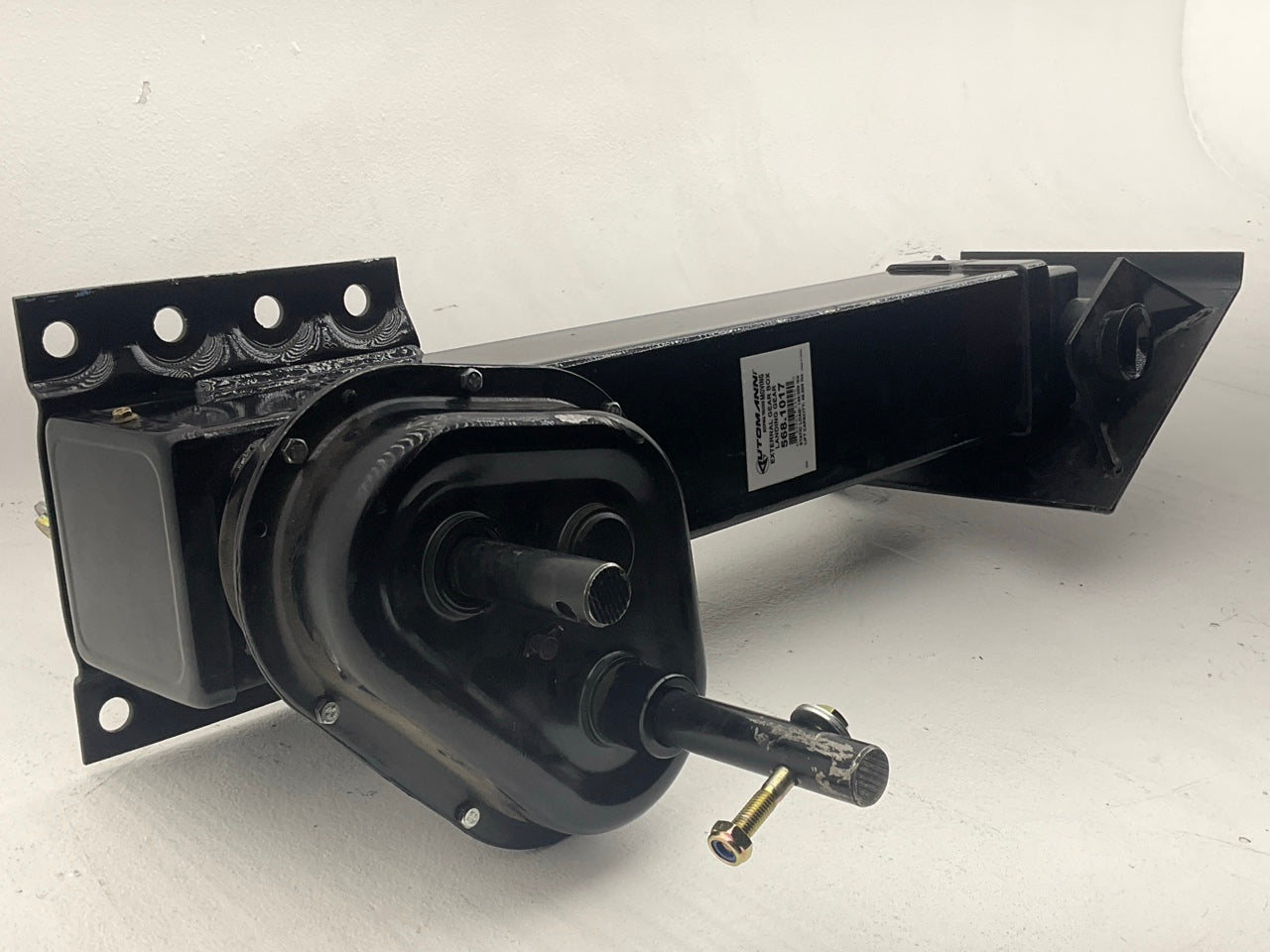 RIGHT SIDE ONLY 568.1017 Trailer Landing Gear 17'' Travel, Low-Profile Sand Foot