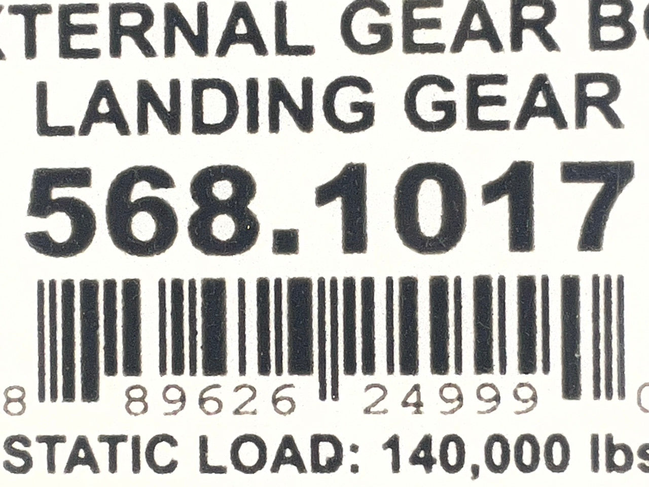 RIGHT SIDE ONLY 568.1017 Trailer Landing Gear 17'' Travel, Low-Profile Sand Foot