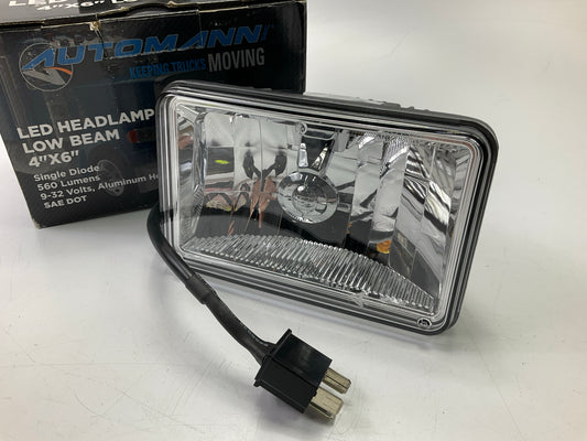 Automann 571.LD4X6W1L  4'' X 6'' Low Beam LED Headlight Headlamp 9-32V For H4656