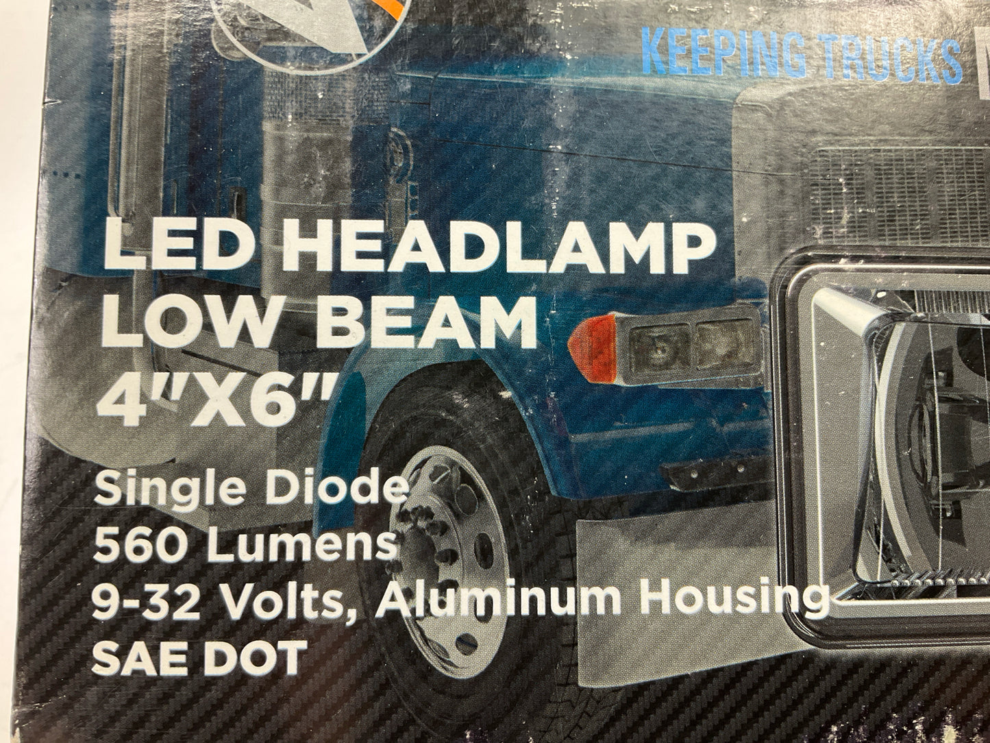 Automann 571.LD4X6W1L  4'' X 6'' Low Beam LED Headlight Headlamp 9-32V For H4656