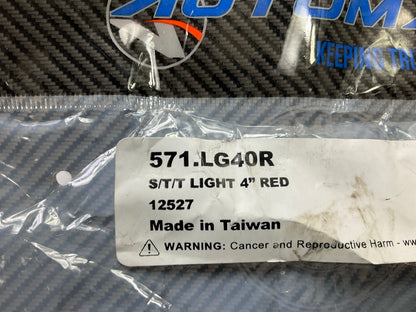 Automann 571.LG40R 4'' Red Round Sealed Stop Turn Tail Light Lamp