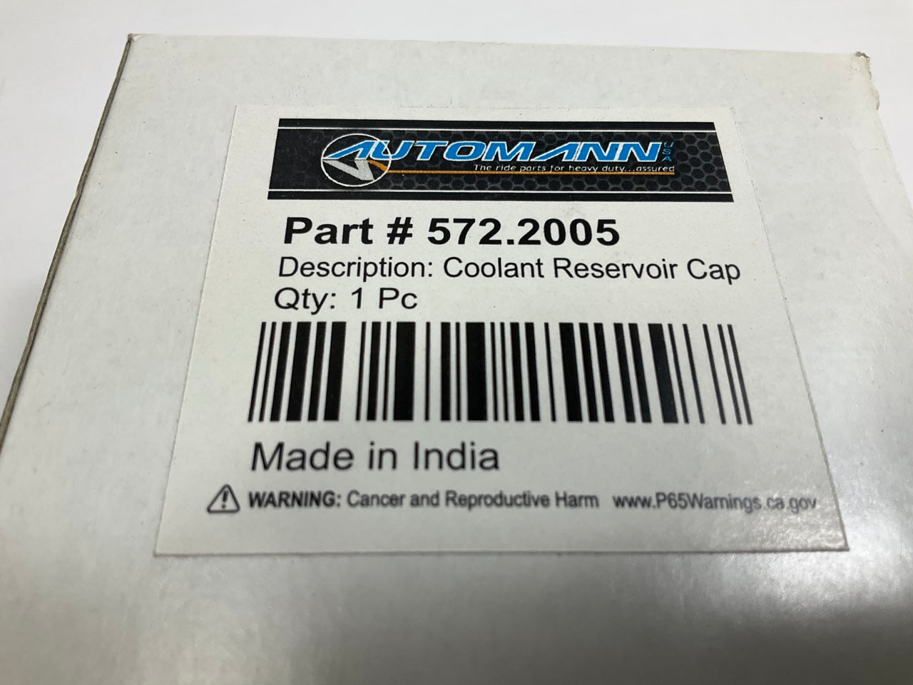 Automann 572.2005 Engine Coolant Reservoir Cap