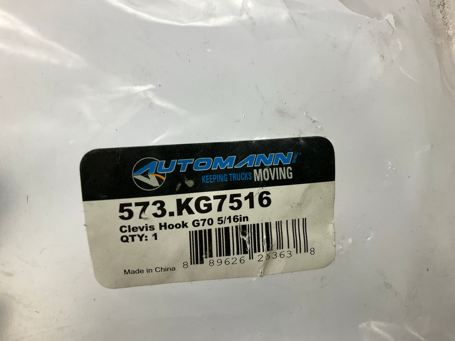 Automann 573.KG7516 Clevis Hook G70 5/16''