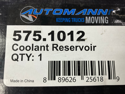 Automann 575.1012 Radiator Coolant Overflow Reservoir Bottle For Freightliner