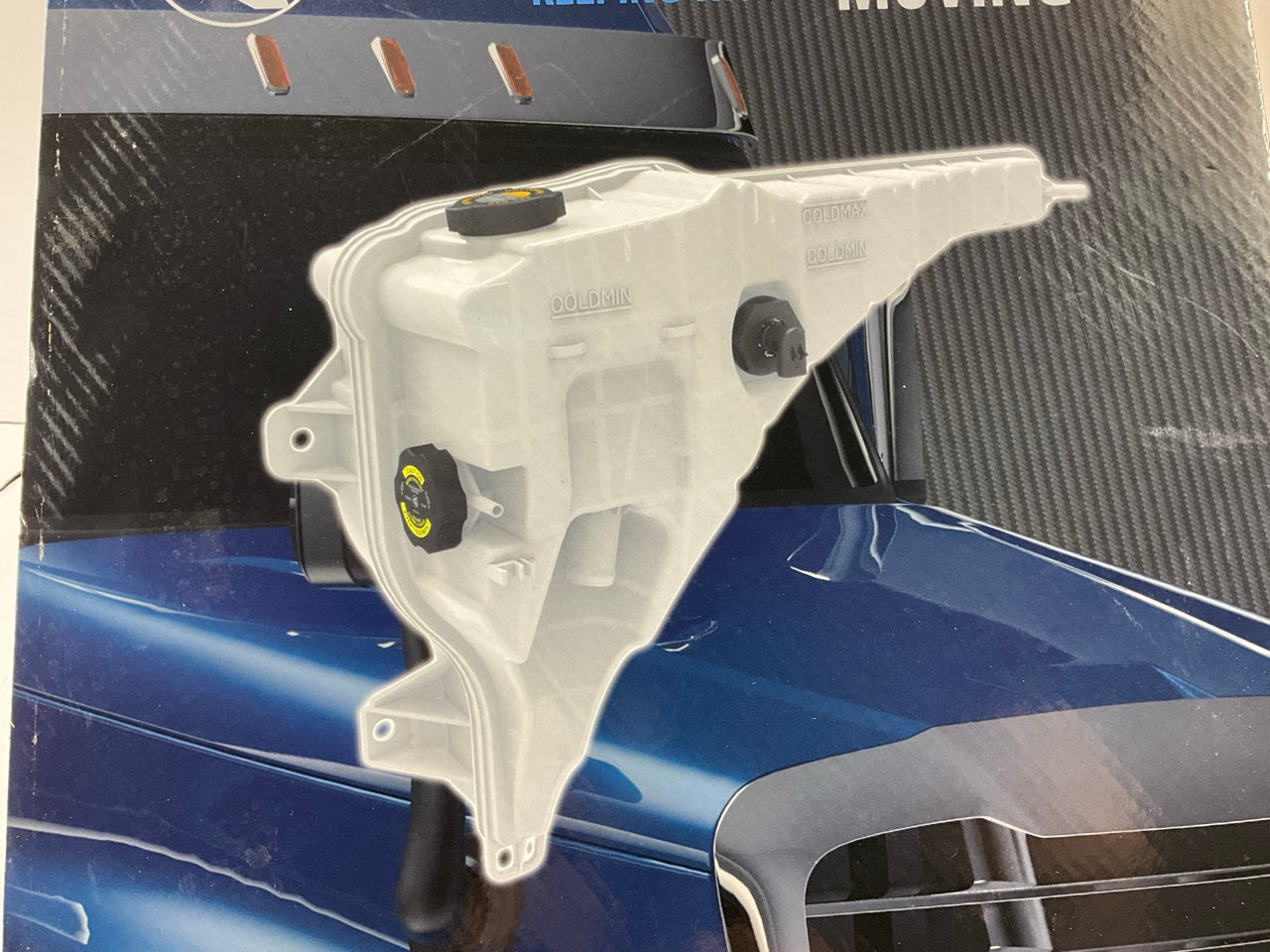 Automann 575-1073 Radiator Engine Coolant Reservoir Recovery Tank