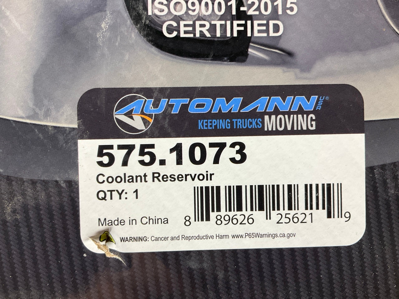 Automann 575-1073 Radiator Engine Coolant Reservoir Recovery Tank