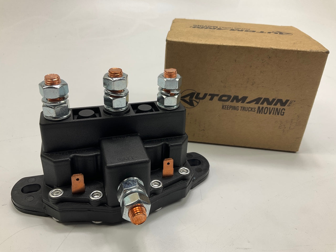 Automann 577.3062 Motor Reversing Solenoid 12V, 150 Amp, Ground Coils