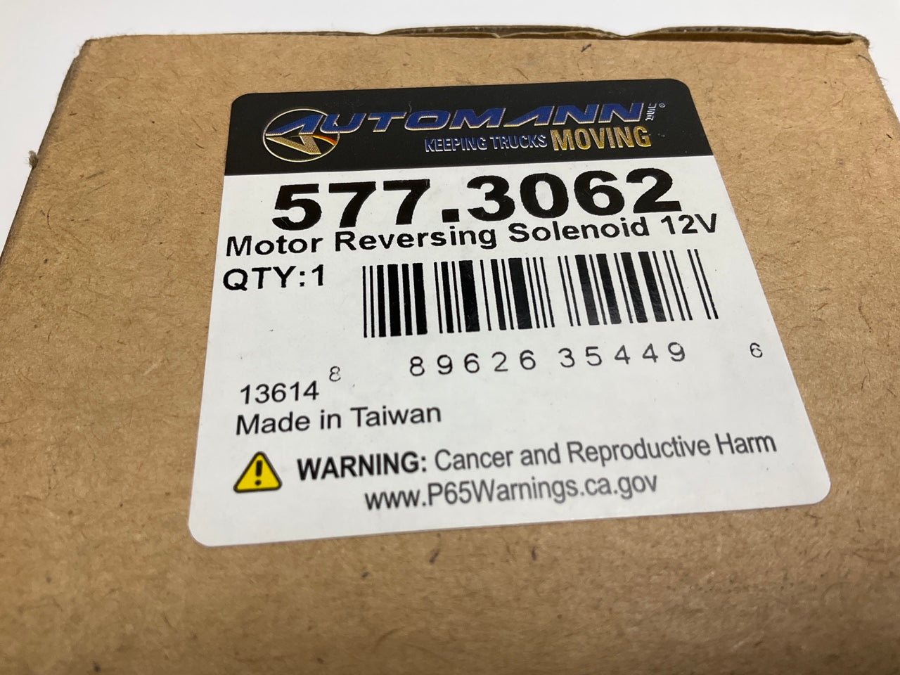 Automann 577.3062 Motor Reversing Solenoid 12V, 150 Amp, Ground Coils