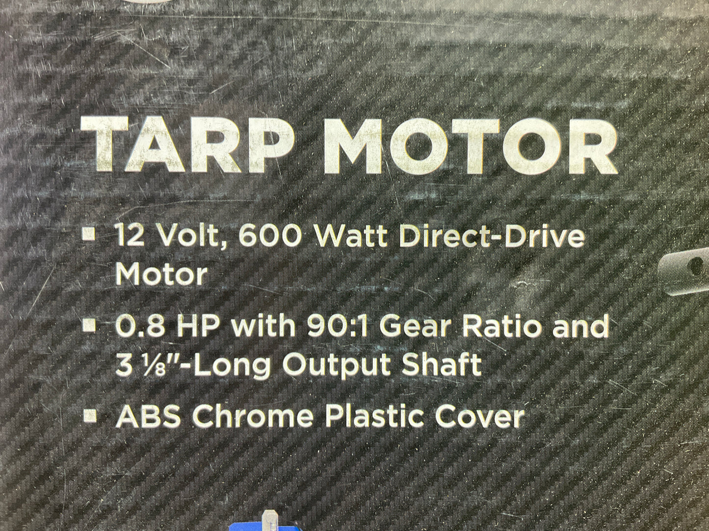 Automann 577.99701 Heavy Duty Tarp Motor, 12V 600W Replaces # 1802066