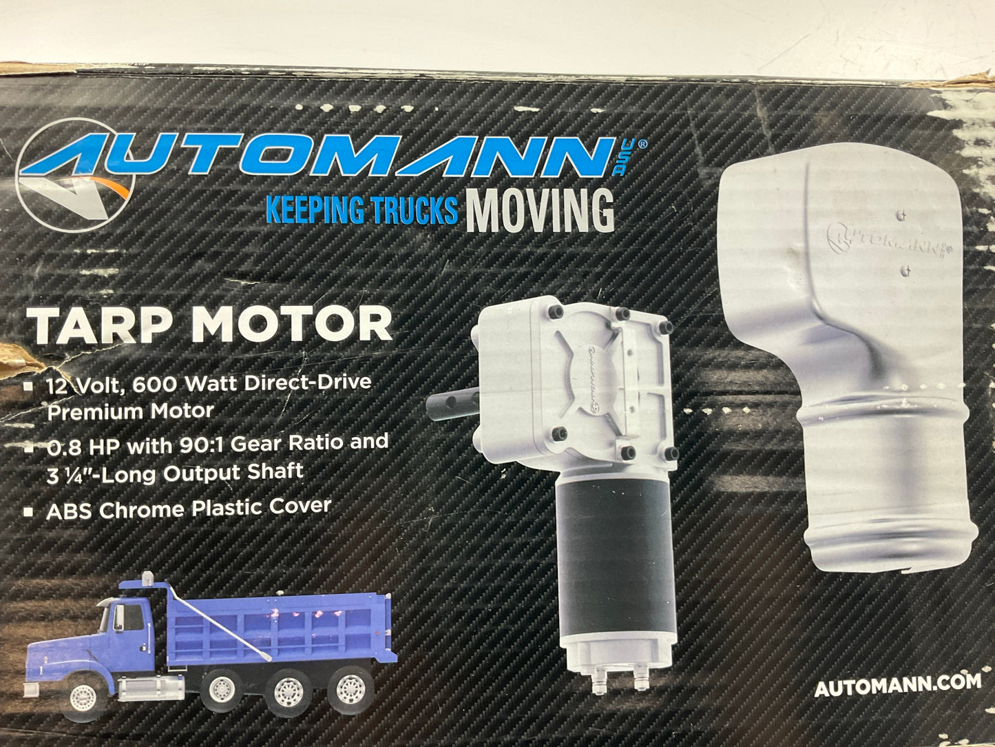 Automann 577.99701P 600W 12V Premium Tarp Motor