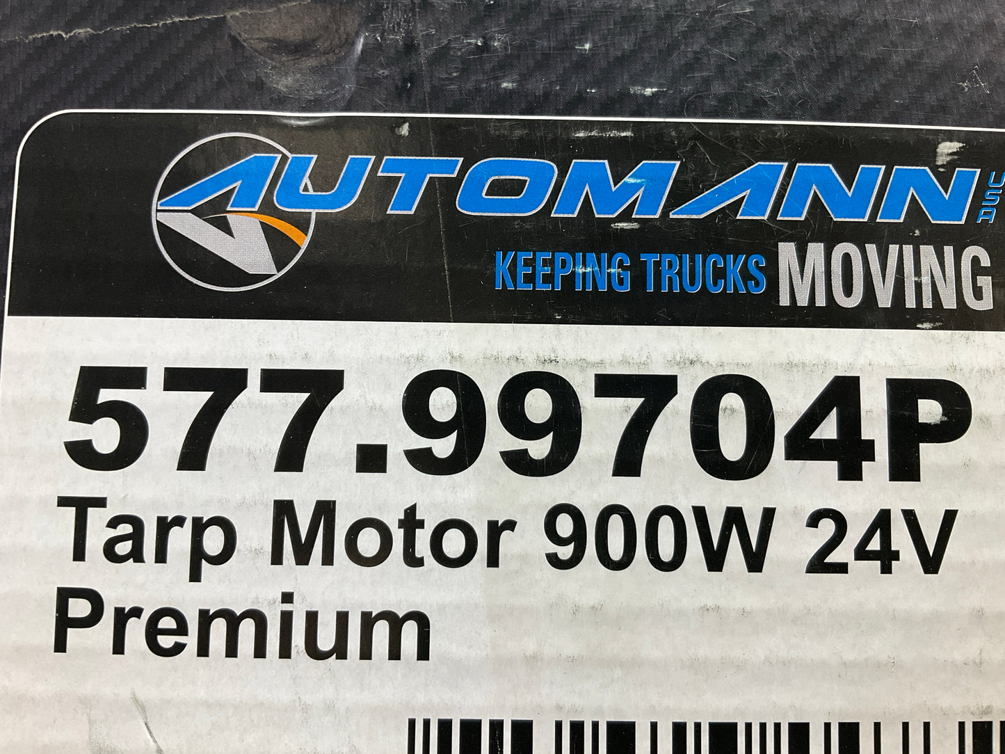Automann 577.99704P Premium Tarp Motor 900W 24V 1.2 HP 90:1 Gear, With Cover