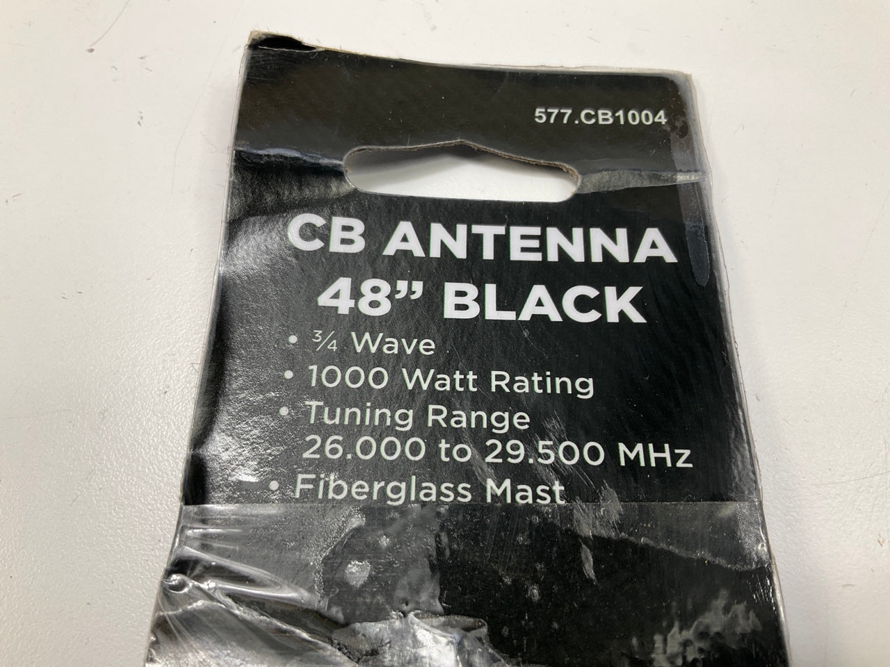 Automann 577.CB1004 48''  Black CB Antenna, 3/4 Wave, 1000 Watt, 26 To 29.5 MHz