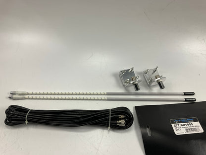 Automann 577.CB1005 - CB Dual Antenna Kit 24'' White,