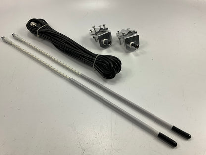 Automann 577.CB1005 - CB Dual Antenna Kit 24'' White,