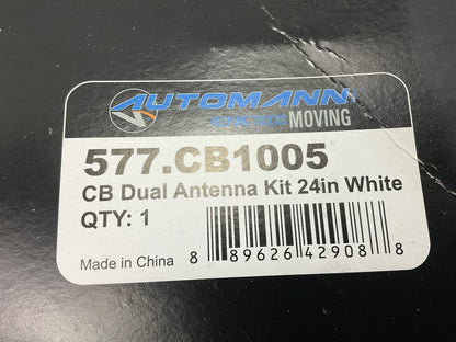 Automann 577.CB1005 - CB Dual Antenna Kit 24'' White,