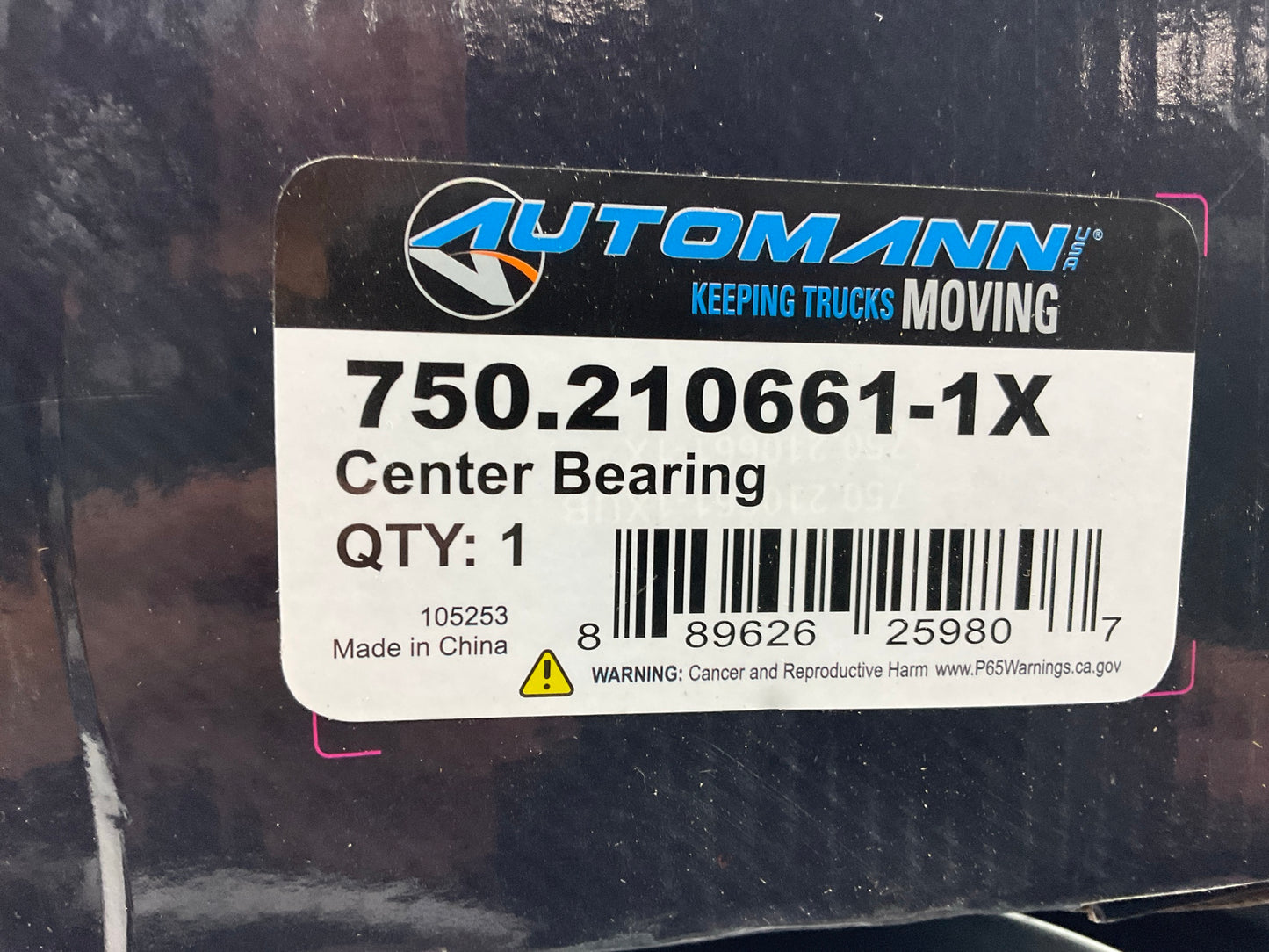 Automann 750.210661-1X Drive Shaft Center Support Bearing Replaces 210661-1X