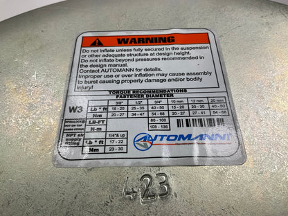 Automann AB1D28C-9122 Air Spring Bag Replaces W01-358-8752, 1R14-045