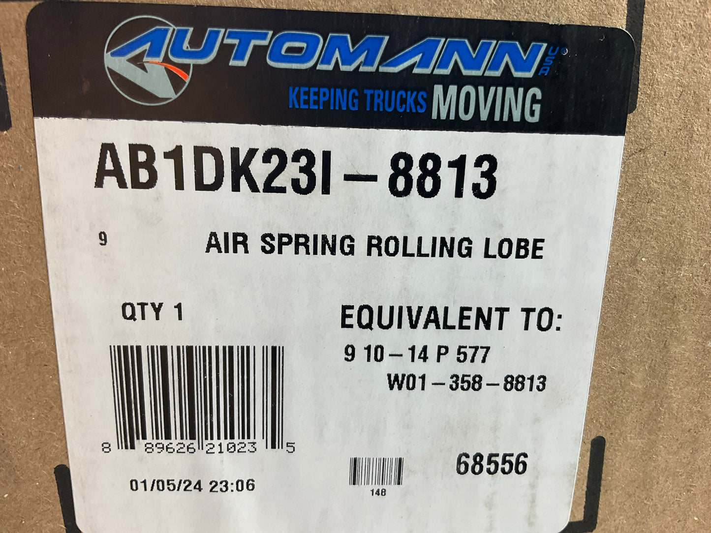 Automann AB1DK23I-8813 Air Spring Bag C81-1012 / C81-1003 / W01-703-8813