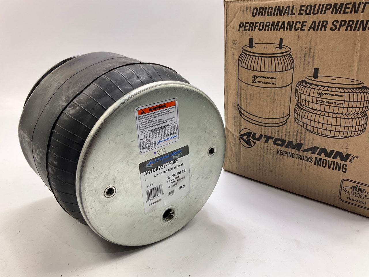 Automann AB1DK23I-9069 Air Spring Bag Replaces # W01-358-9069, 1R12-069
