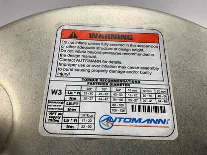 Automann AB1DK23P-9974 Air Spring Bag Replaces W01-358-9974, 1R121048;