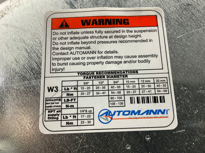 Automann AB1DK23P-A802 Air Spring Bag - 1R12494, W01-358-1096, 1DK23PA802