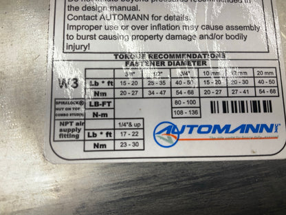Automann AB1DK28A-8053 Air Spring Bag Replaces 1R14-147, W01-358-8053, 90557098