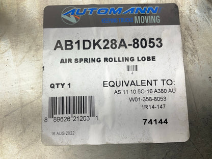 Automann AB1DK28A-8053 Air Spring Bag Replaces 1R14-147, W01-358-8053, 90557098