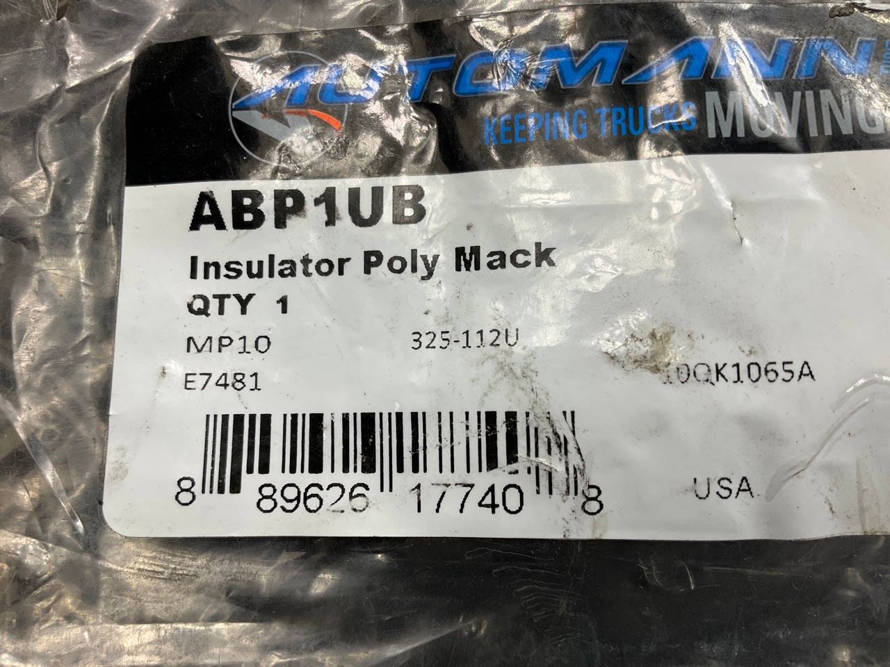 Automann ABP1UB Urethane Insulator Pad For Mack SS34/38, SS50 Camelback
