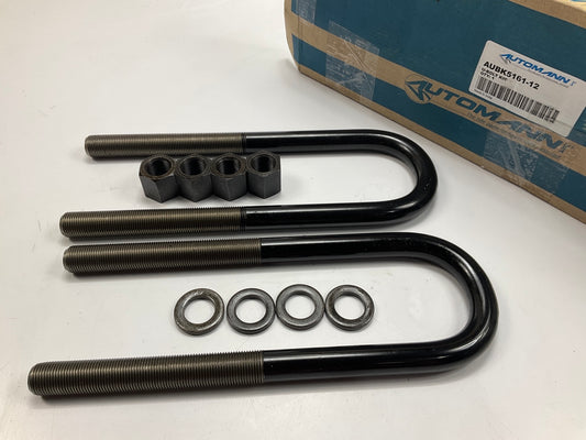 Automann AUBK5161-12 Leaf Springs U-Bolt Kit - 7/8''  X 3'' X 12''