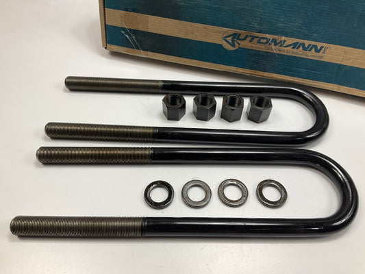 Automann AUBK5161-154 Leaf Spring Axle U-Bolt Kit: 7/8'' X 15'' X 3'' Wide