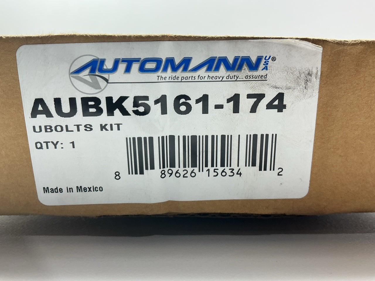 Automann AUBK5161-174 Leaf Spring U-Bolt Kit 7/8'' X 3'' X 17''