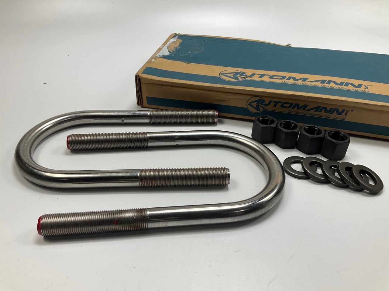 Automann AUBK8154-083 U-Bolt Kit; Round, 3/4'' X 4'' X 8''