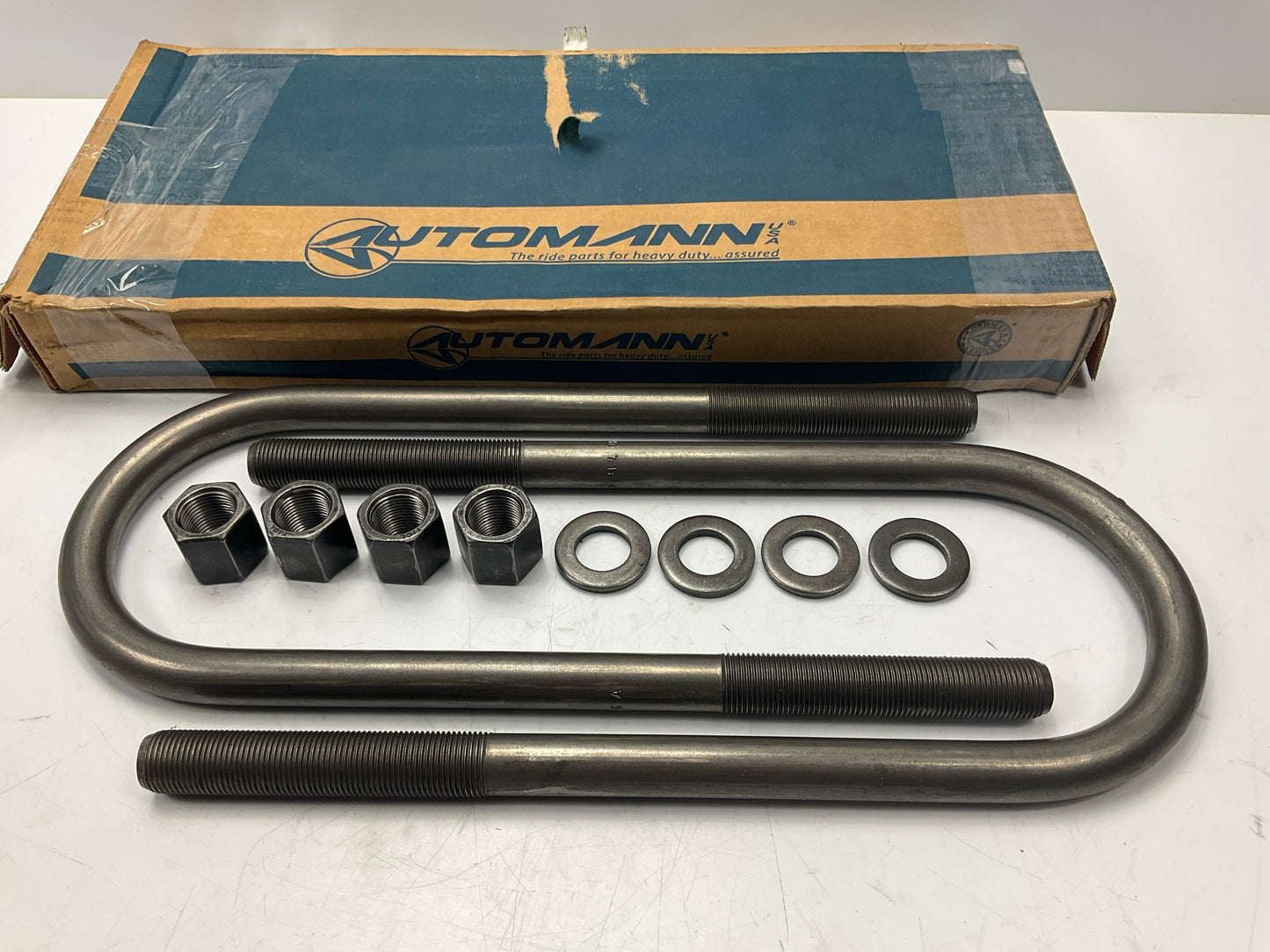 Automann AUBK8154-123 Round Bend U-Bolt Kit - 3/4 X 4 X 12-1/4