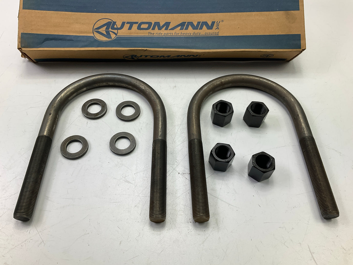 Automann AUBK8155-08 U-Bolt Kit, Round, 3/4'' X 5-1/8'' X 8''