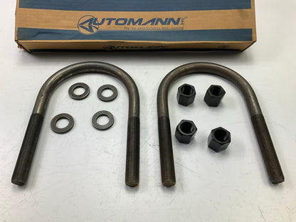 Automann AUBK8155-08 U-Bolt Kit, Round, 3/4'' X 5-1/8'' X 8''