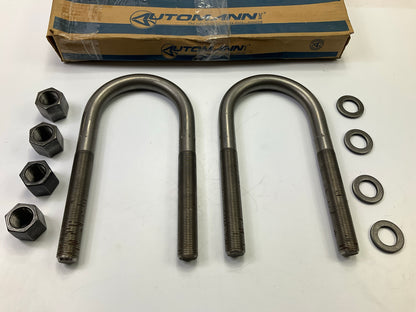 Automann AUBK8164-092 FLA U-Bolt Kit, Round, 7/8 In. X 4'' X 9-1/4''