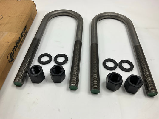 Automann AUBK8164-122 Leaf Springs U-Bolt Kit Round  7/8'' X 4'' X 12-1/4''