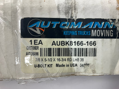 Automann AUBK8166-166 Leaf Springs U-Bolt Kit 7/8'' X 5-1/2'' X 16-3/4'' 3538842C2