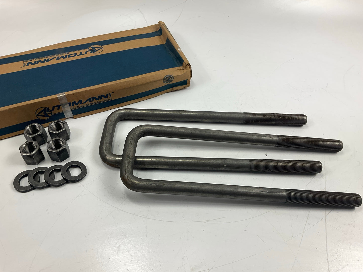 Automann AUBK8251-123 U-Bolt Kit, Square, 3/4'' X 3'' X 12-3//8''