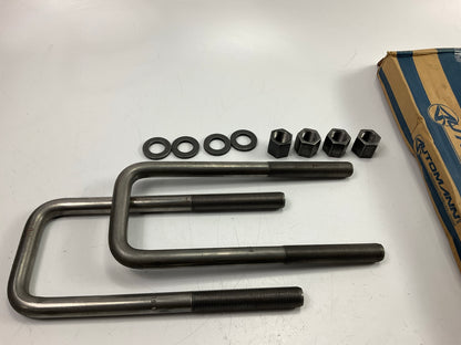 Automann AUBK8253-10 Leaf Springs U-Bolt Kit Square 3/4'' X 3-1/2'' X 10''
