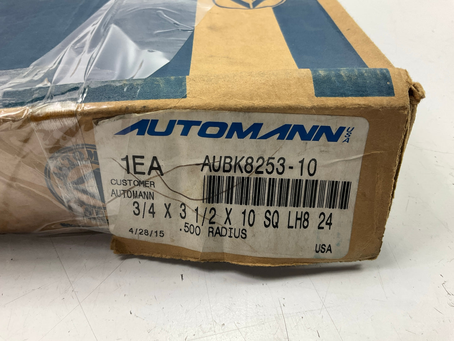 Automann AUBK8253-10 Leaf Springs U-Bolt Kit Square 3/4'' X 3-1/2'' X 10''