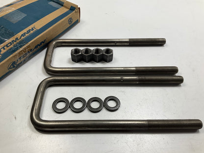 Automann AUBK8253-12 Square Bend U-Bolt Kit, 3/4'' X 3-1/2'' X 12''