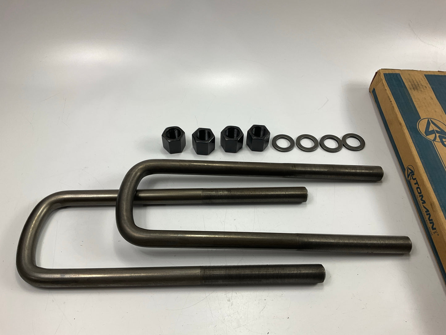 Automann AUBK8374-16 U-Bolt Kit, Semi-Round, 1'' X 4'' X 16''