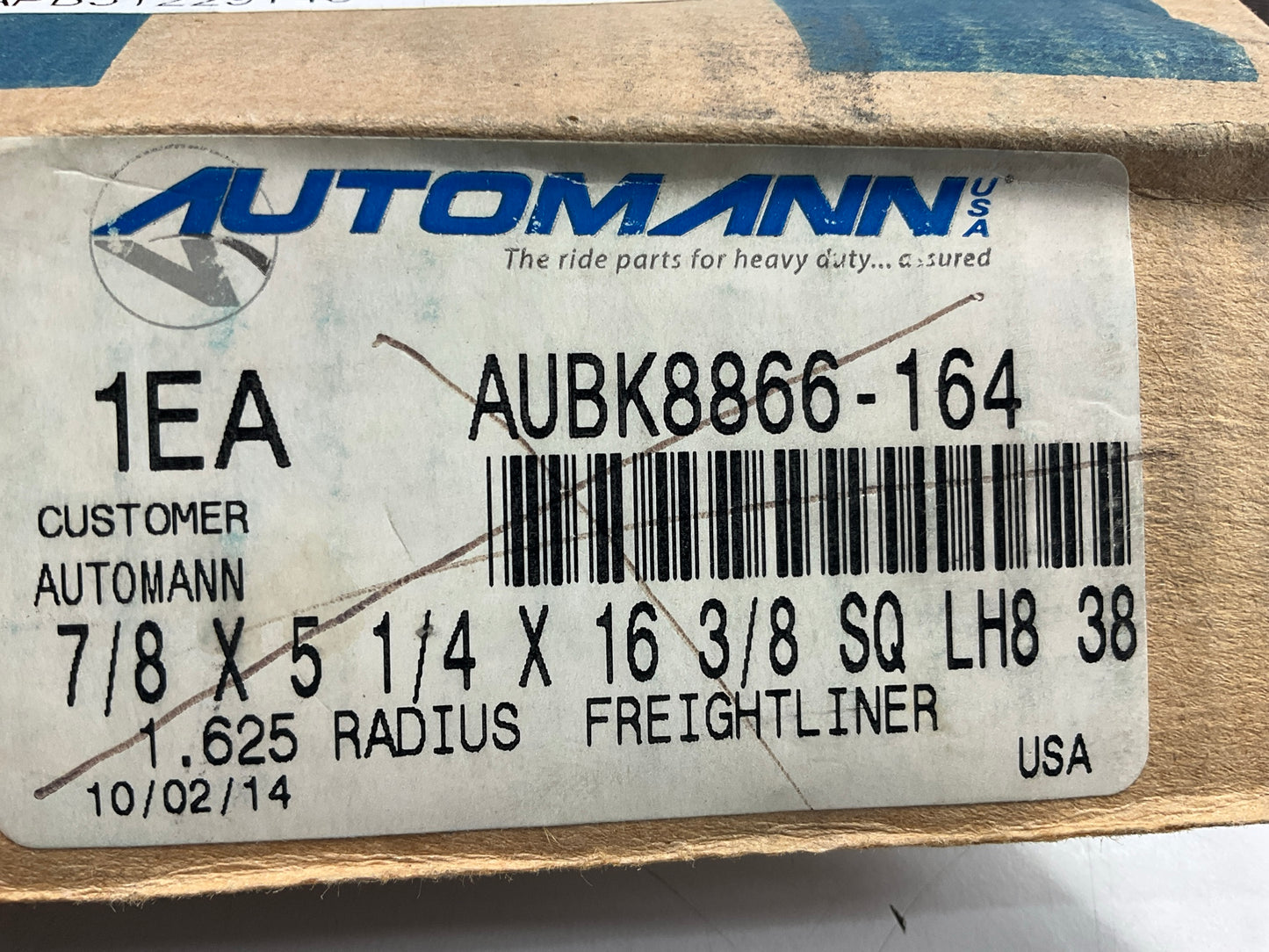 Automann AUBK8866-14 U-Bolt Kit, 7/8'' X 5-1/4'' X 14-1/2''