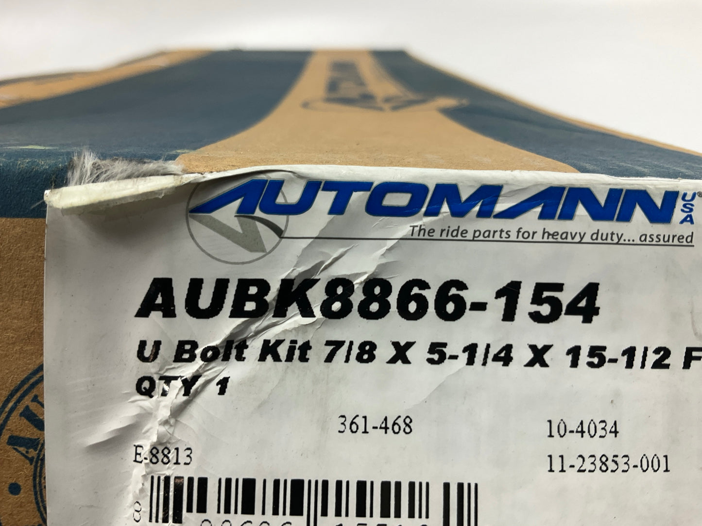 Automann AUBK8866-154 U-Bolt Kit, 7/8'' X 5.25'' X 15.5'' For Freightliner FAS II