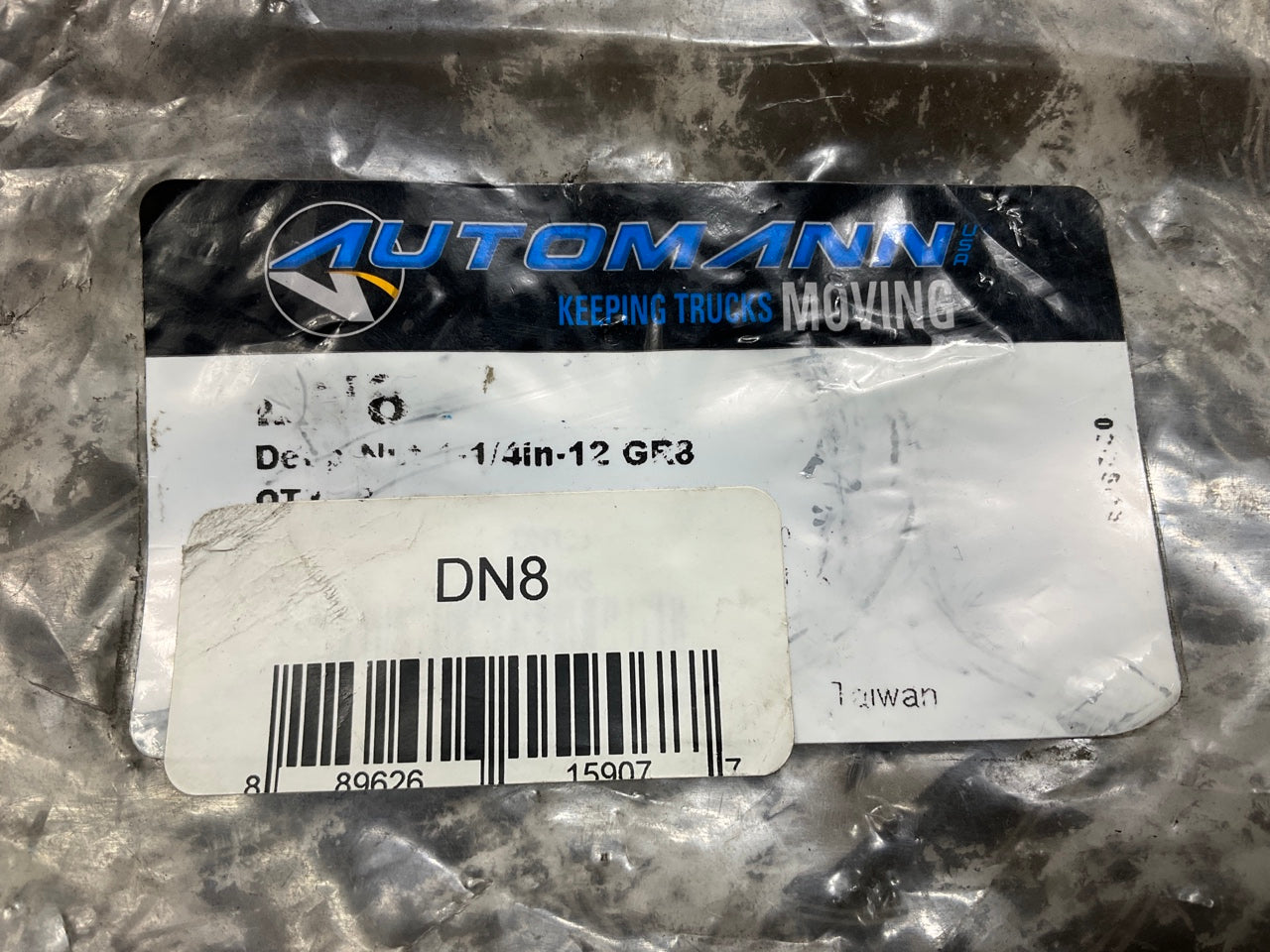 (8) Automann DN Deep Nut, 1-1/4''-12, Grade 8