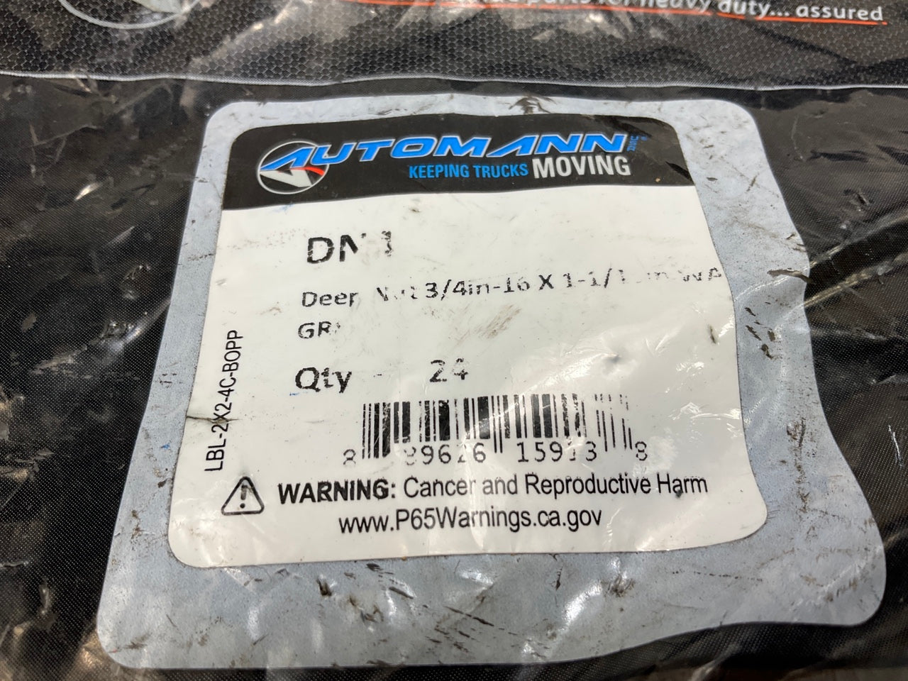 (24) Automann DN4 Deep Nut, 3/4''-16 X 1-1/16''